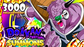 RAINBOW THE GINYU FORCE!!! 3000 STONES SUMMONS (Global) | Dragon Ball Z Dokkan Battle