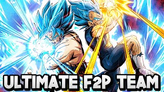The ULTIMATE LR SSG Goku and Vegeta Team (DBZ Dokkan Battle)