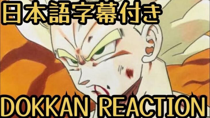 ドッカンバトル LR SSJ 悟空(クウラ戦) リアクション Dokkan LR SSJ Goku(cooler) Reaction