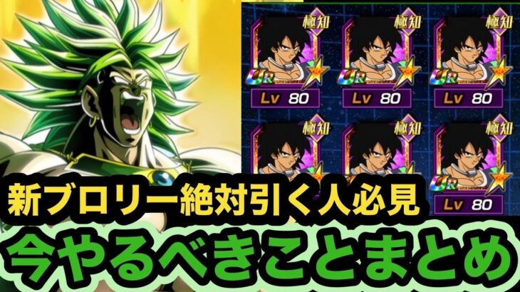 【ドッカンバトル】祭ブロリー絶対引く人が今やるべきこと紹介すっぞ！【Dragon Ball Z Dokkan Battle】