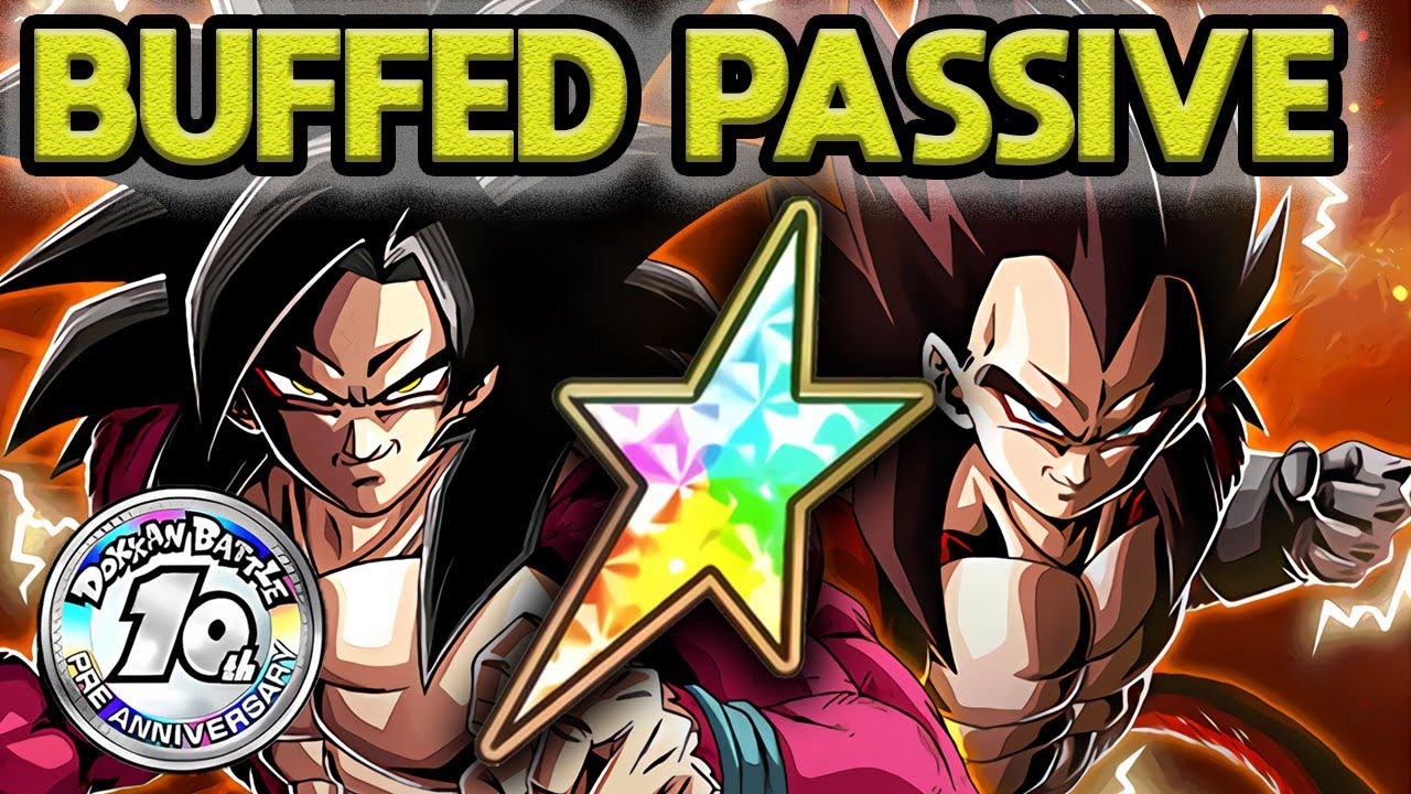 10TH ANNIVERSARY BUFF! 100% EZA LR SSJ4 GOKU & EZA LR SSJ4 VEGETA ...