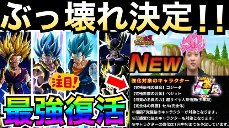 最強復活『ぶっ壊れ決定!!』LR4体が神キャラになります！！10周年コインCP 【ドッカンバトル】【地球育ちのげるし】