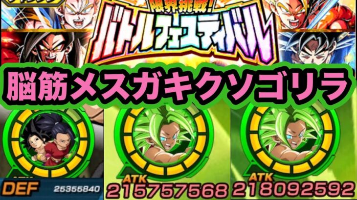 実数値こそ全て！圧倒的実数値！極限したURフェス限合体ケフラをバトルフェスティバルで使ってみたらヤバすぎた‼︎【ドッカンバトル】【Dragon Ball Z Dokkan Battle】