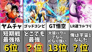 【ドッカンバトル】2025年前半に極限したキャラクター最強ランキングBEST16【比較】
