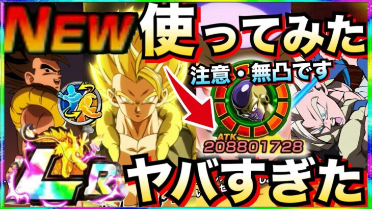 新LR『リバチェンゴルフリ+ゴジータ』使ってみたら◯◯じゃねーか！！【ドッカンバトル】【地球育ちのげるし】