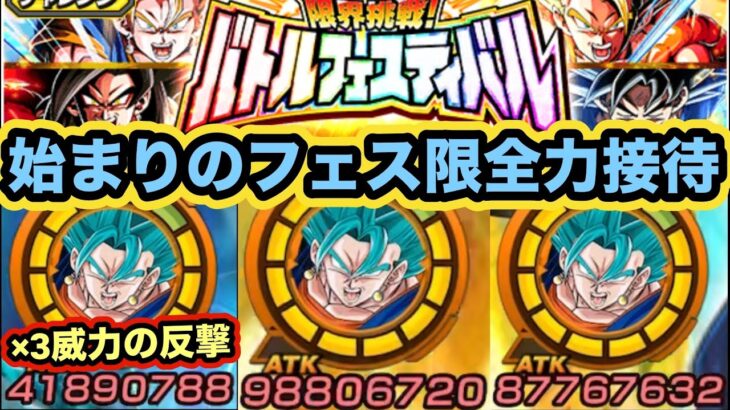 俺の始まりのフェス限！URベジットブルーを全力接待してバトルフェスティバルで使ってみた！【ドッカンバトル】【Dragon Ball Z Dokkan Battle】