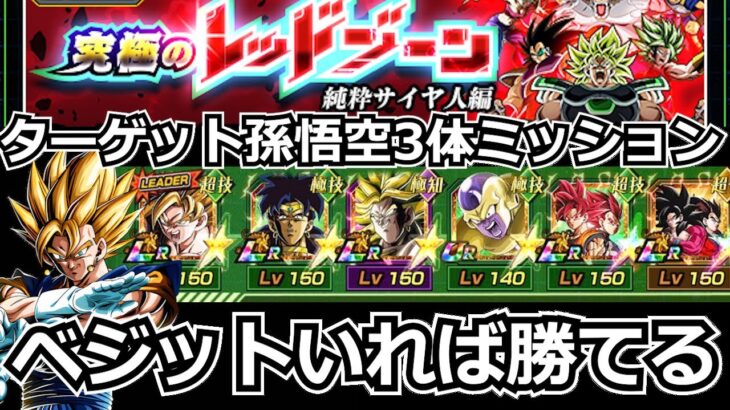 新レッドゾーン　ターゲット孫悟空ミッション安価攻略！！【ドッカンバトル】
