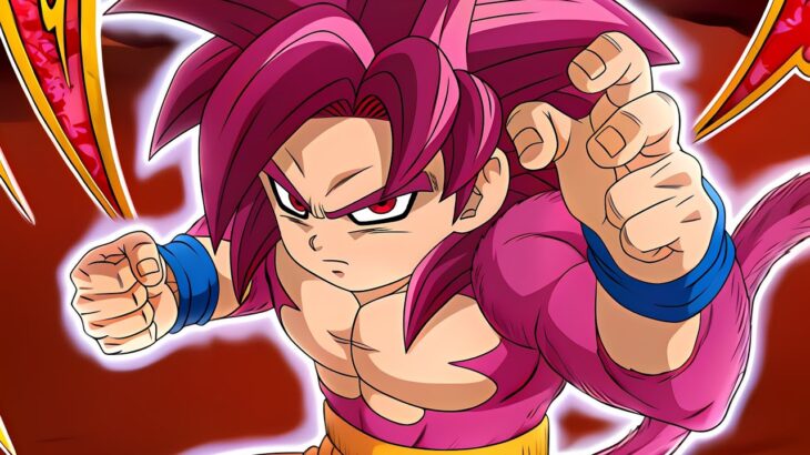 【ドッカンバトル】超サイヤ人4孫悟空（ミニ）（DAIMA）登場　bgm