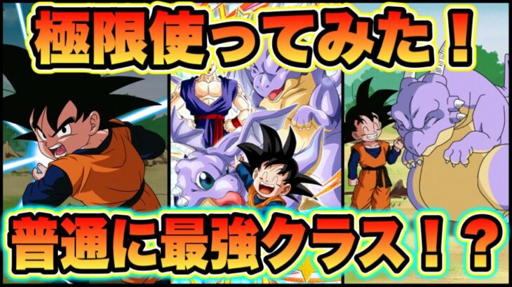 【ドッカンバトル】合計ATK1億出す軽減回避持ち2ターンサポーター!イベント産最強クラス極限では?極限孫悟天&ハイヤードラゴンJr使ってみた!【Dragon Ball Z Dokkan Battle】