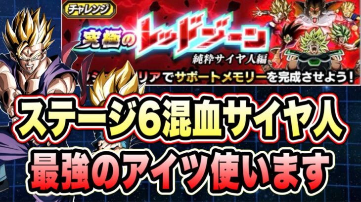 【ドッカンバトル】フレンド次世代トリオは罠・・・？「究極のレッドゾーン純粋サイヤ人編VSブロリー」の混血サイヤ人ミッション攻略！【Dragon Ball Z Dokkan Battle】